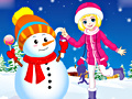Spiel Winter Snowman and Girl