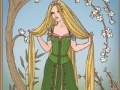 Spiel Dress Rapunzel from a Fairy Tale