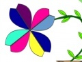 Spiel Rotating Flower Coloring