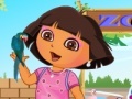 Spiel Dora at menagerie dress up