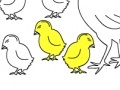 Spiel Chicken Family: Coloring