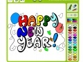 Spiel Happy New Year Coloring
