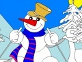 Spiel Snowman Coloring Game