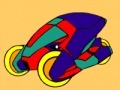 Spiel Space car coloring