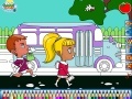 Spiel In a Hurry to School: Coloring