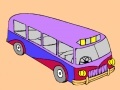 Spiel Modern school bus coloring