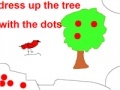 Spiel Dress up the tree with the dots