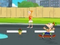 Spiel Phineas and Ferb: Super skateboard