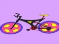 Spiel Amazing yellow bike coloring