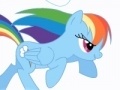 Spiel Friendship is Magic - Rainbow Dash attack cloud