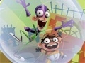 Spiel Fanboy and Chum Chum-running in a bubble