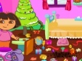Spiel Dora Christmas Room Clean