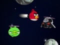 Spiel Angry birds. Run in space
