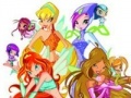 Spiel Great puzzle with Winx