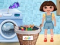 Spiel Dora Washing Clothes