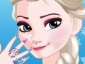 Spiel Queen Elsa nail design