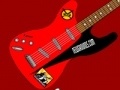 Spiel Red and Black Guitar