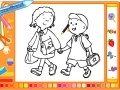 Spiel Ccoloring Couple in love