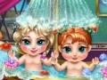 Spiel Frozen. Baby bath