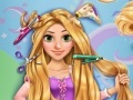 Spiel Rapunzel. Real haircuts