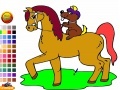 Spiel Horse and Dog Coloring
