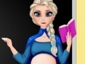 Spiel Pregnant Elsa. School teacher