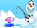 Spiel Frozen Olaf. Fishing time