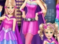 Spiel Super Barbie sisters transform
