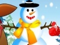 Spiel Pou Girl sculpts snowman