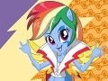 Spiel Equestria Girls: Rainbow Rocks - Rainbow Dash Dress Up