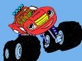 Spiel Blaze and the monster machines: Coloring
