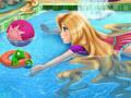 Spiel Rapunzel swimming pool