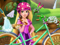 Spiel Girls fix it Rapunzel's bicycle
