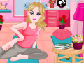 Spiel Barbie Yoga Room Decoration