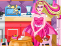 Spiel Super Barbie Kitchen Cleaning