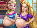 Spiel Elsa and Barbie Pregnant BFFS