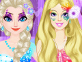 Spiel Elsa vs Barbie Make Up Contest
