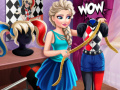 Spiel Elsa Harley Quinn Cosplay 
