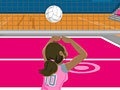 Spiel Volleyball
