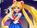 Spiel Rapunzel Sailor Moon Cosplay 