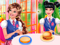 Spiel Princesses Burger Cooking