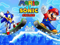 Spiel Mario vs Sonic Skiing