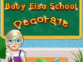 Spiel Baby Elsa School Decorate