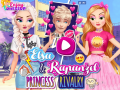 Spiel Elsa and Rapunzel Princess Rivalry