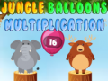 Spiel Jungle balloons multiplication