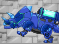 Spiel Combine! Dino Robot Tyrano Red + Tricera Blue