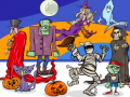 Spiel Find 5 Differences Halloween