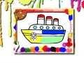 Spiel Boats Coloring Book