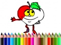 Spiel Back To School: Fruits Coloring