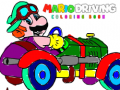 Spiel Mario Driving Coloring Book